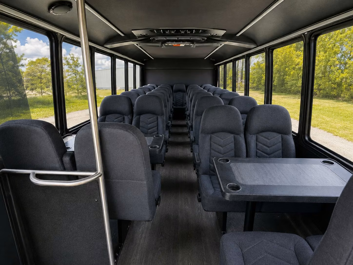 15 passenger minibus inside