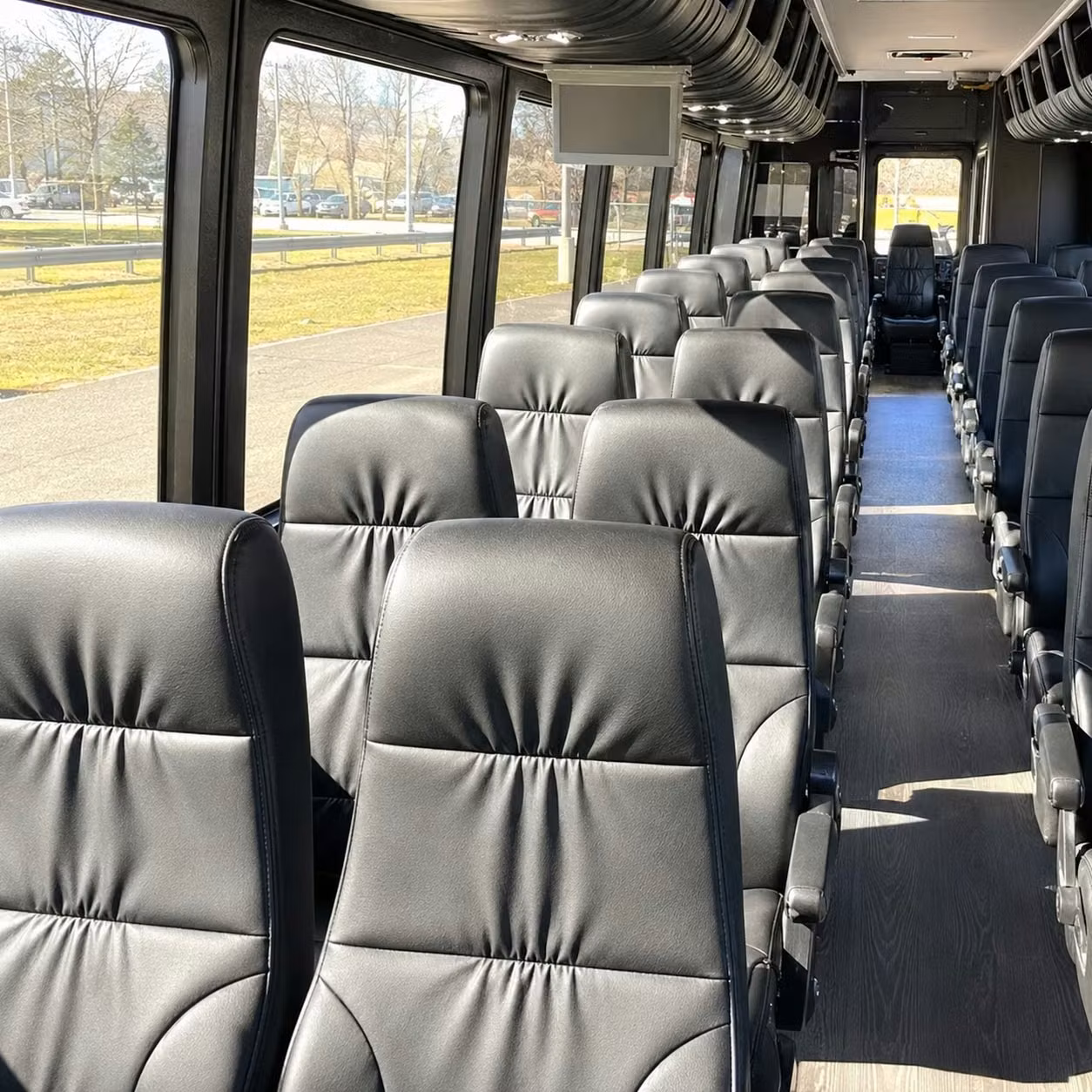 25 passenger minibus inside