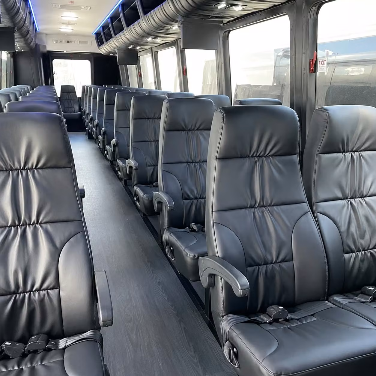 28 passenger minibus inside