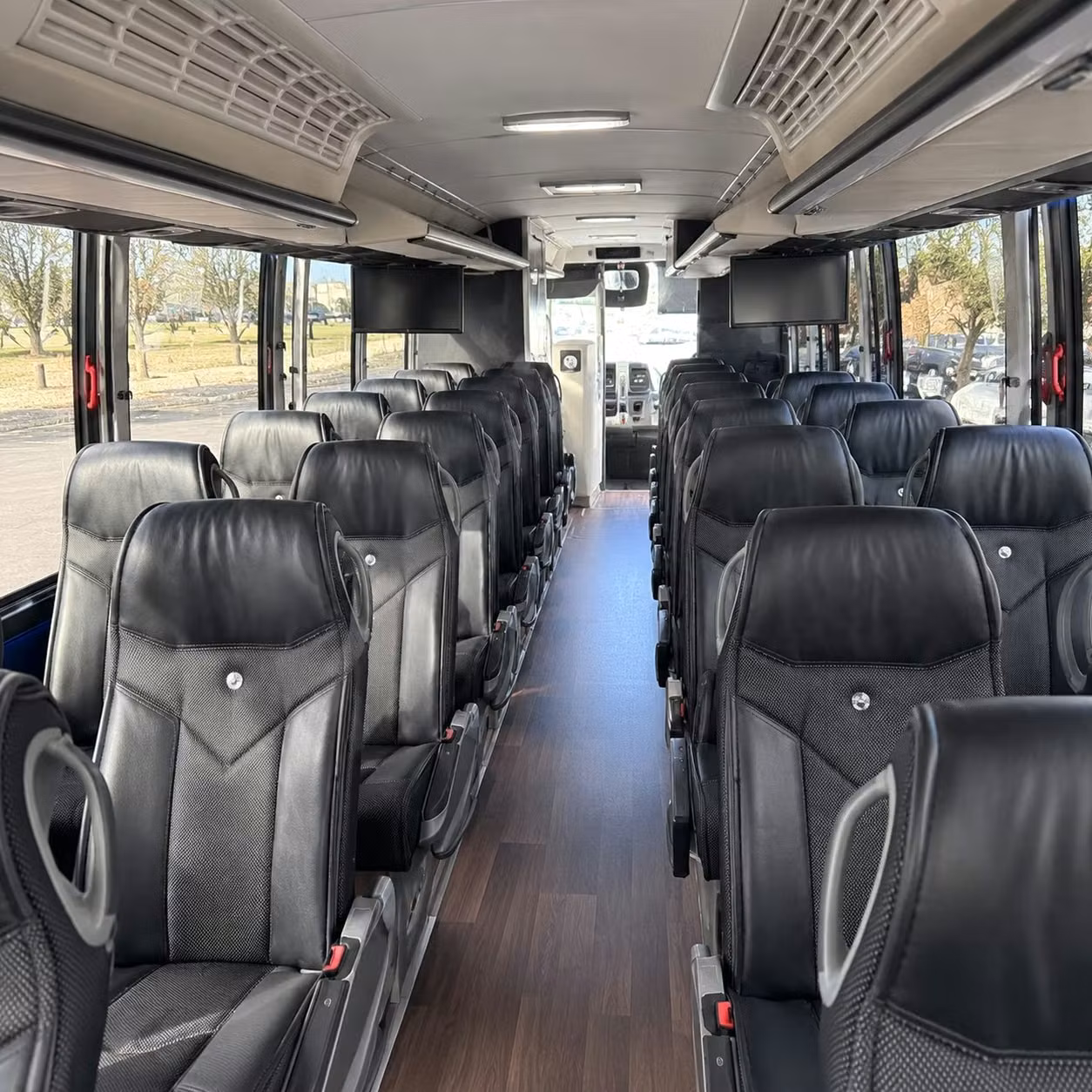 dod compliant charter bus rentals for san bernardino military events and ceremonies