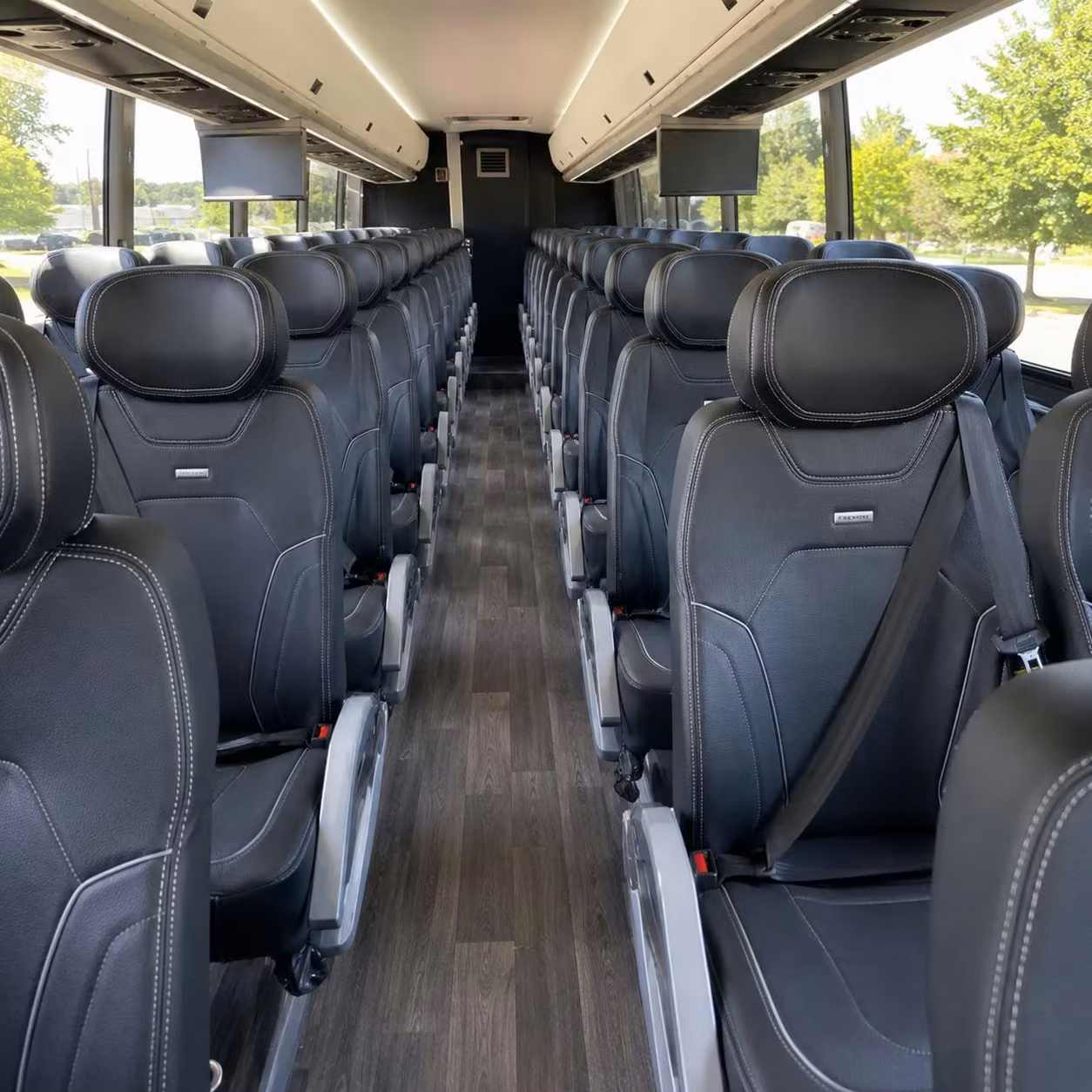 san bernardino charter bus interior