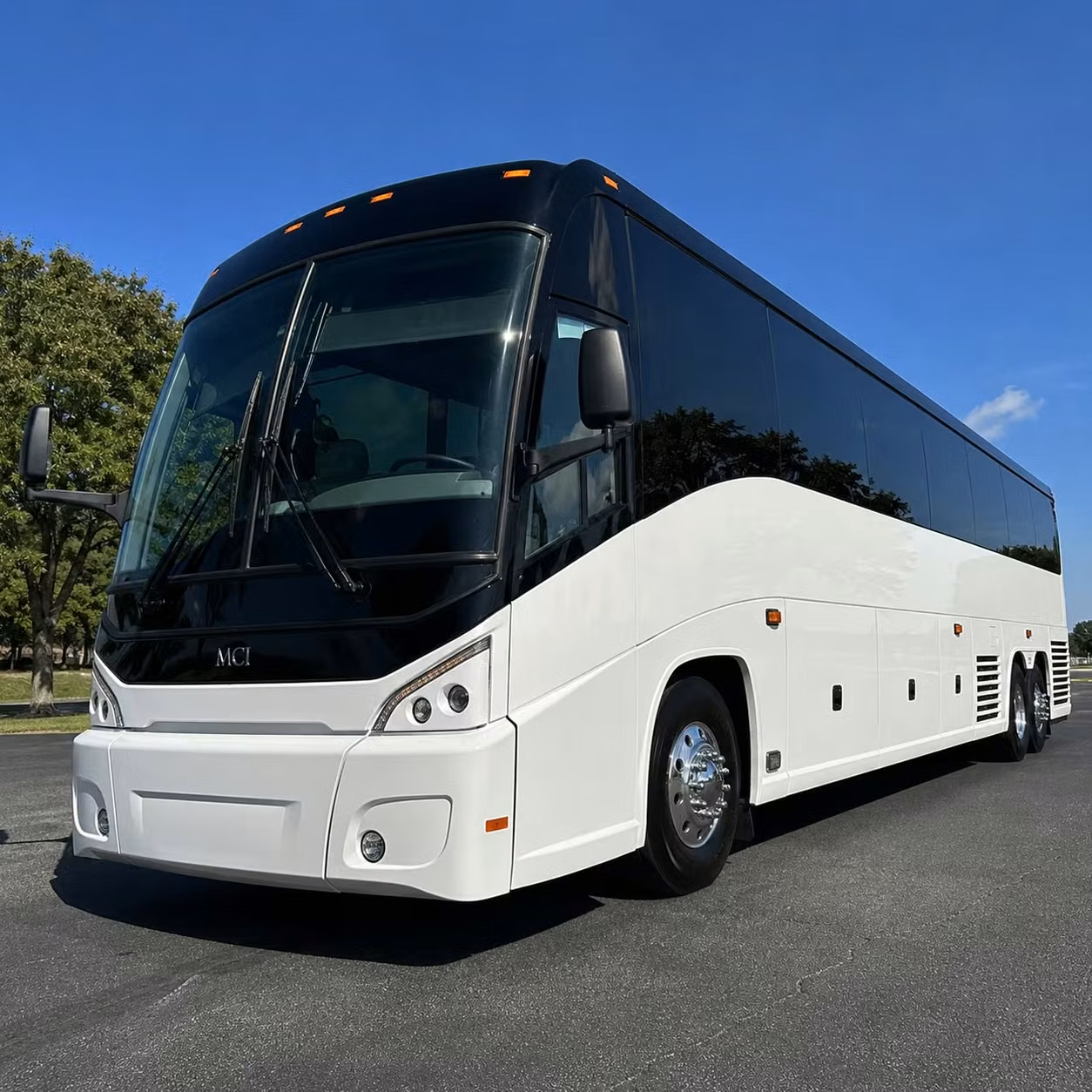 with one form lock in bus transportation for san bernardino church retreats and camping trips